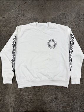 Chrome Hearts White Crewneck